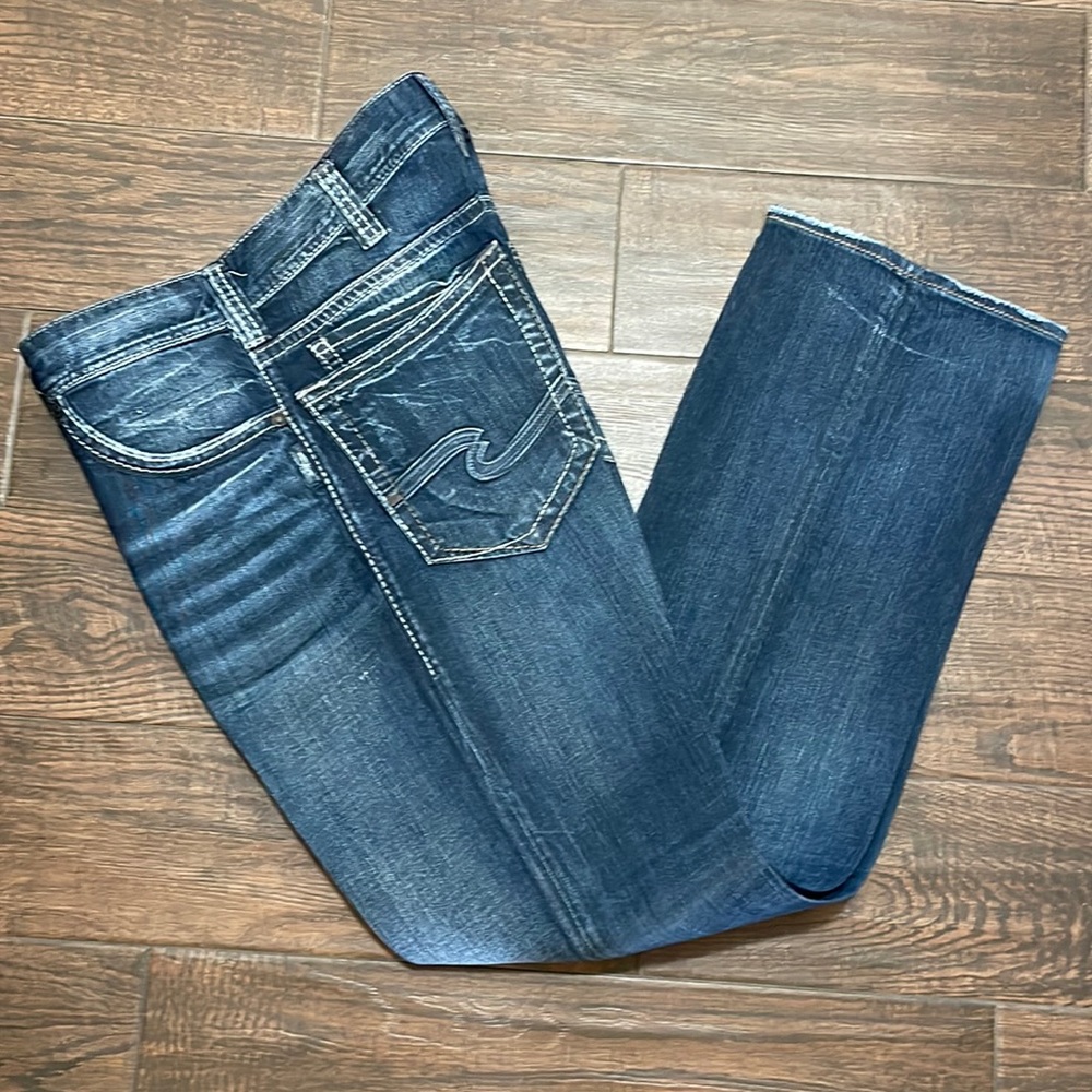 EUC mens Silver jeans 34x34
